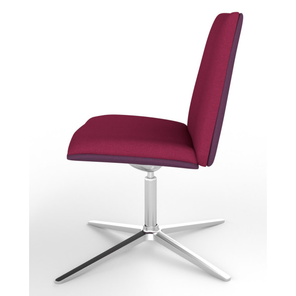 Rest-Up Square Back Chair With 4 Star Chrome Base